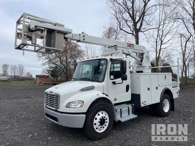 2016 Posi-Plus 800-40 35 ft on 2017 Freightliner M2 106 ETI 4x2 Cable Placer Bucket Truck