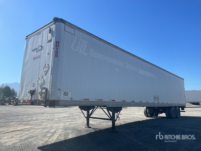 2001 Stroughton 53 ft x 102 in T/A Van Trailer