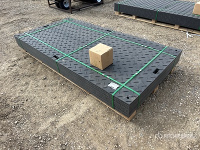 Quantity of (12) 2026 SKLP SK-LJB12 94 in x 47 in Polyethylene Traffic Plates (Unused)