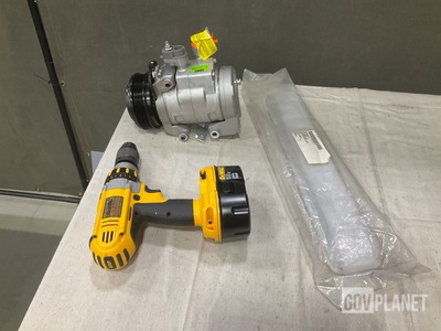 (1) Compressor Assembly, (1) Drill & Assorted Items