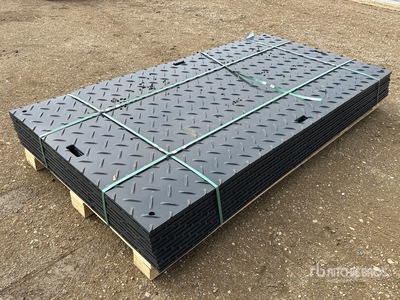 Quantity of (12) SKLP SK-LJB12 94 in x 47 in Polyethylene Roadbed Protection Pad (Unused)