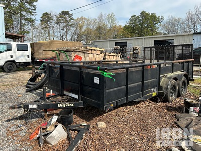 2014 Big Tex 70TV-16BK 16 ft T/A مقطورة متعددة الأغراض