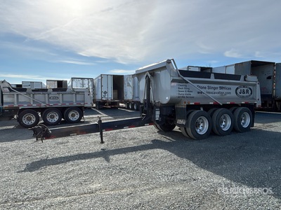 2020 Langfab 16 ft 6 in Tri/A Pup Dump Trailer