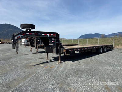 2016 PJ 30 ft T/A Gooseneck Remorque pour équipement