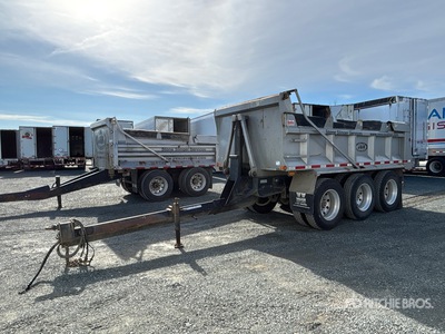 2018 Raja 16 ft Tri/A Pup Dump Trailer