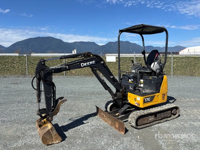 2022 John Deere 17G Minigraafmachine