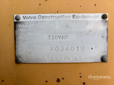 2002 Volvo G730 Motor Grader