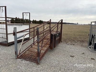 Homemade Cattle Ramp 家畜用機械