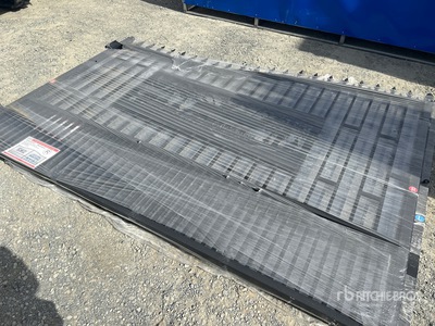 2026 SUNTOP S0720-1 20 ft Wrought Iron Bi-Parting Driveway Gate (Unused)