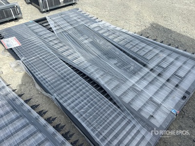 2026 SUNTOP S0720-1 20 ft Wrought Iron Bi-Parting Driveway Gate (Unused)