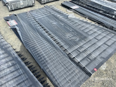 2026 SUNTOP S0720-1 20 ft Wrought Iron Bi-Parting Driveway Gate (Unused)