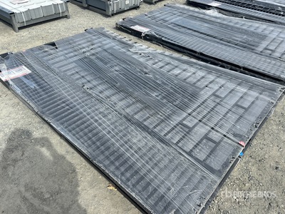 2026 SUNTOP S0720-1 20 ft Wrought Iron Bi-Parting Driveway Gate (Unused)