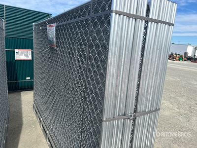 Quantity of (20) 2026 SUNTOP S0610 10 ft x 6 ft Chain Link Temporary Site Fence (Unused)