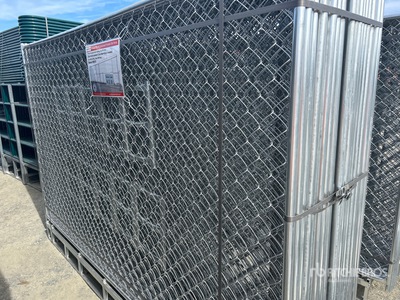 Quantity of (20) 2026 SUNTOP S0610 10 ft x 6 ft Chain Link Temporary Valla (Unused)