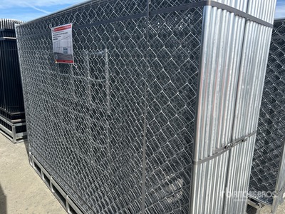 Quantity of (20) 2026 SUNTOP S0610 10 ft x 6 ft Chain Link Temporary Valla (Unused)