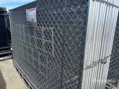 Quantity of (20) 2026 SUNTOP S0610 10 ft x 6 ft Chain Link Temporary Valla (Unused)