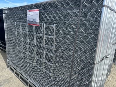 Quantity of (20) 2026 SUNTOP S0610 10 ft x 6 ft Chain Link Temporary Valla (Unused)