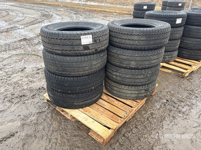 Quantity of (8) Continental 235/65R16 Pneus