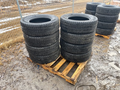 Quantity of (8) Continental 235/65R16 Pneus