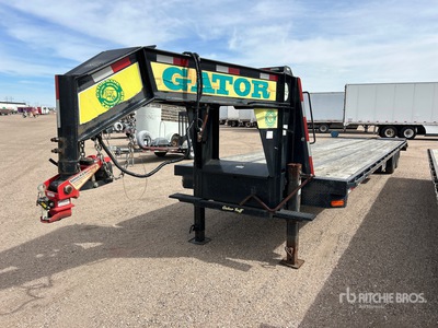 2022 Gatormade 40 ft T/A Gooseneck Remolque Portamaquinaria