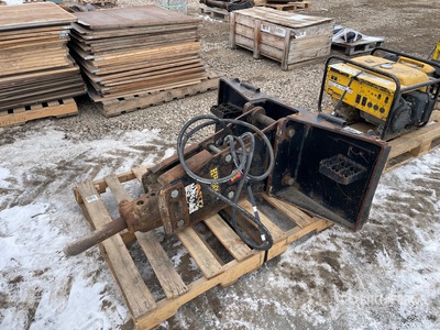 Huskie HH150 11 in スキッドステア油圧式ハンマー