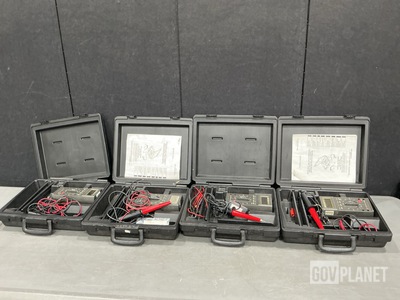 (4) Fluke 27/FM Multimeters