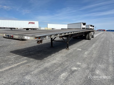 2013 Wilson 43 lb 48 ft T/A Flatbed Trailer