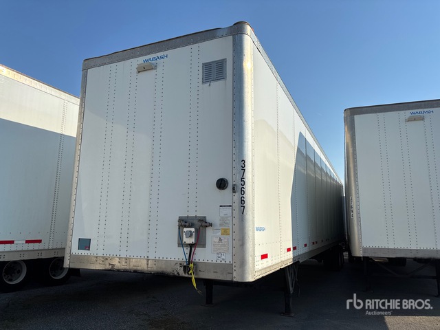 2023 Wabash 53 ft x 102 in T/A Van Trailer