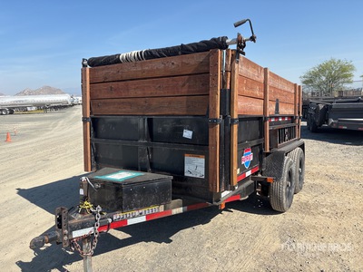 2023 Carry-On 6X12DUMPLP12KTP-24 12 ft T/A Remorque à Benne Utilitaire