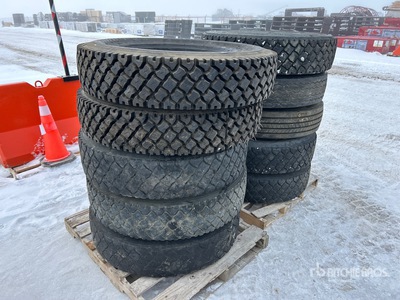 Quantity of (10) 11R24.5 Tires