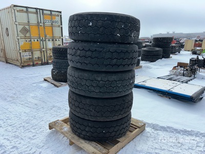 Quantity of (5) Toyo 385/65R22.5 Tires