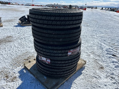 Quantity of (5) Wind Power WGC52 275/70R22.5 Tires (Unused)