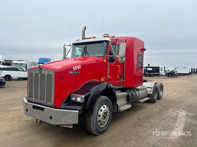 2014 Kenworth T800 6x4 T/A Sleeper Truck Tractor