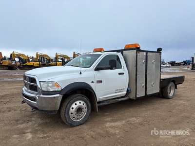 2012 Ram 5500 SLT 4x4 Flatbed Truck