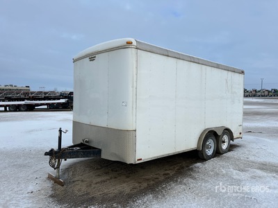 2014 Continental 16 ft T/A Enclosed Trailer