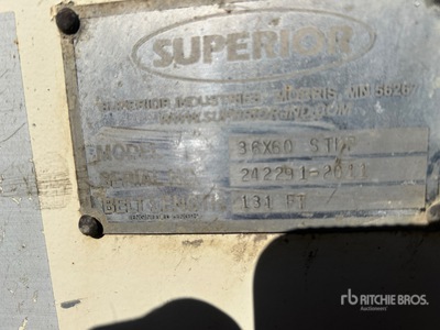 2011 Superior 36X60STK 36 in x 60 ft Stacking Conveyor