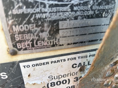 2011 Superior 36X50STK 36 in x 50 ft Stationary Stacking Conveyor