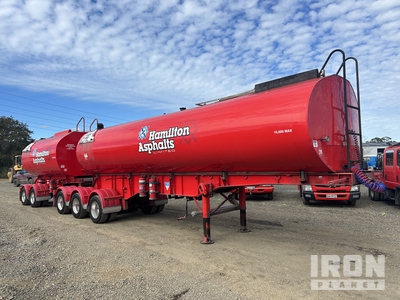 2002 Roadmaster 26000 L 5/Axle B-Train Combination Remolque tanque de asfalto