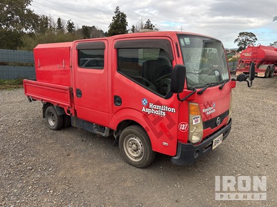 2008 Nissan Atlas 4x2 Crew Cab Flatbed Truck (Inoperable)