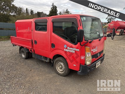 2008 Nissan Atlas 4x2 Crew Cab Flatbed Truck (Inoperable)