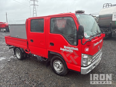 2007 Mazda Titan LHR85 4x2 Crew Cab Flatbed Truck