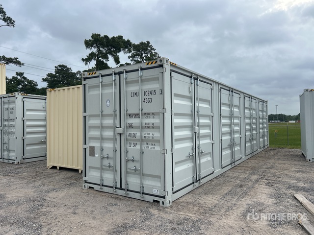 2025 40 ft High Cube Multi-Door Storage Container