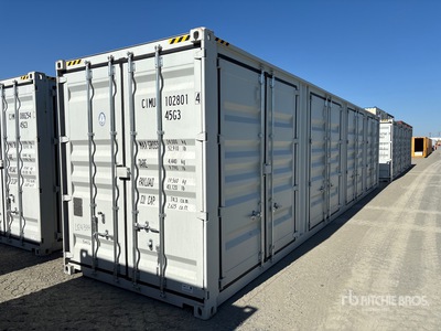 2025 40 ft High Cube Multi-Door Storage Container