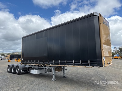 2020 Vawdrey 8.3 m Tri/A B-Double Lead Pritsche-Plane Anhänger