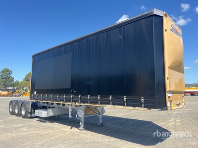 2020 Vawdrey 8.3 m Tri/A B-Double Lead Curtain Side Trailer