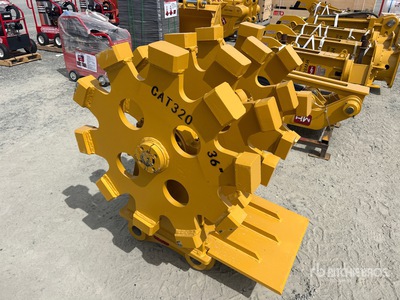 2026 HW CW32036-4W 36 in Excavator Compaction Wheel - Fits Cat 320 (Unused)