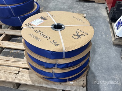 Quantity of (4) 2024 Powertek 2 in x 300 Ft Layflat خرطوم المياه (Unused)