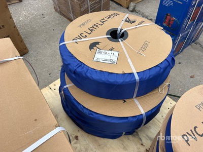 Quantity of (3) 2024 Powertek 3"-300FT Hoses (Unused)