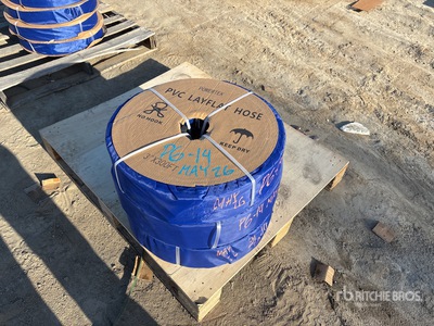 2024 Powertek 3"-300FT Qty(3) Waterslang (Unused)