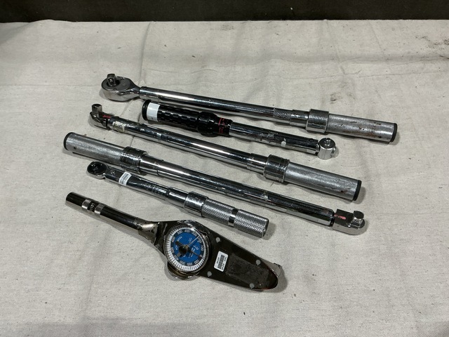 (6) Assorted Torque Wrenches (6) Assorted Torque Wrenches